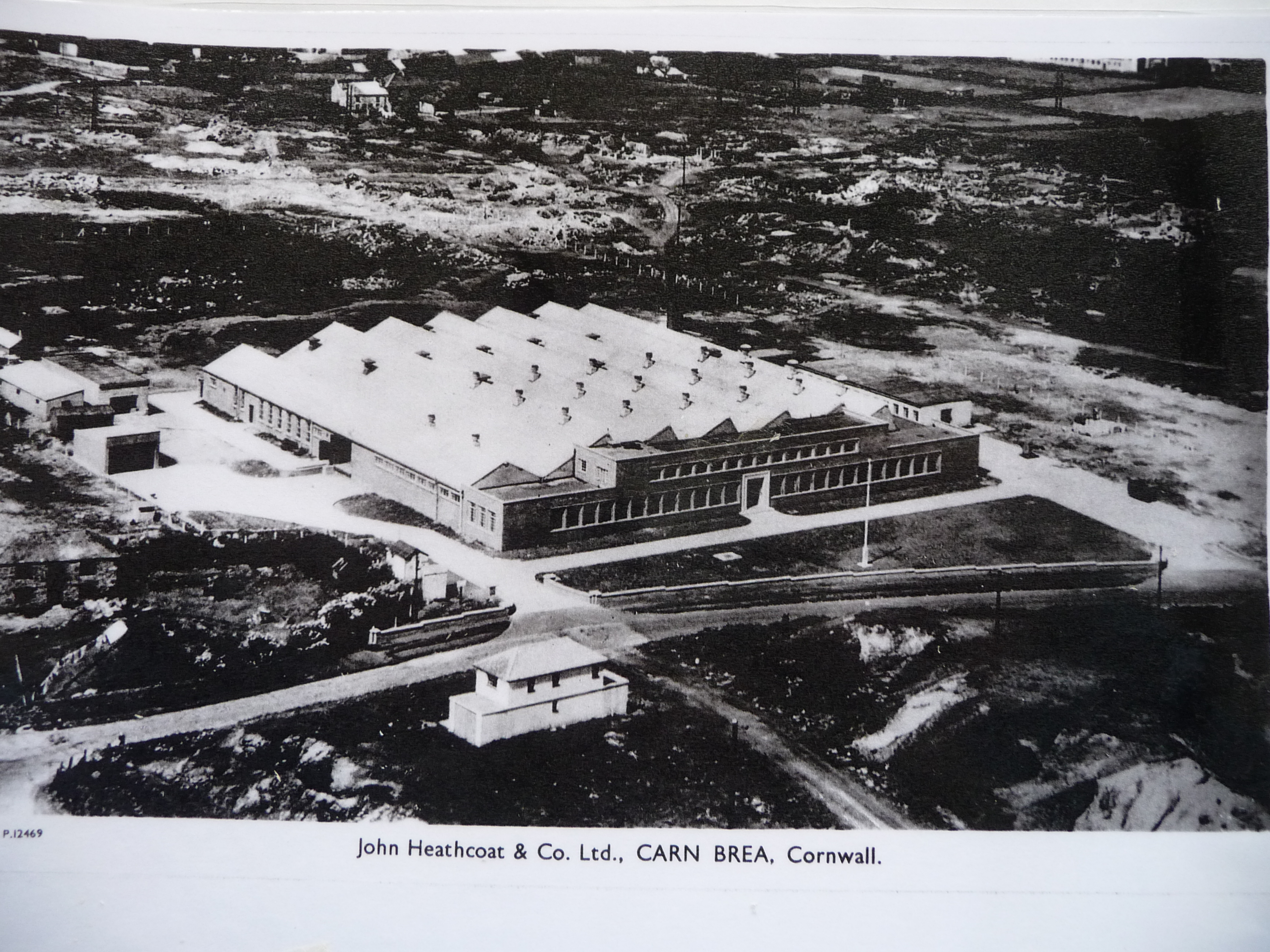 aerial view john heathcoat and co carn brea